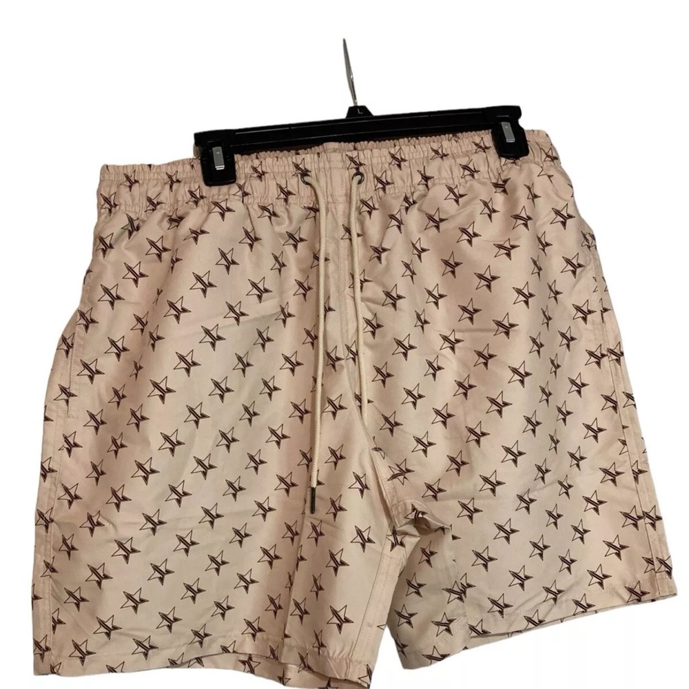 Men's Jeffree Star Patterned Tan Shorts